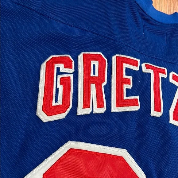 Starter Blue and Red Hockey Jersey